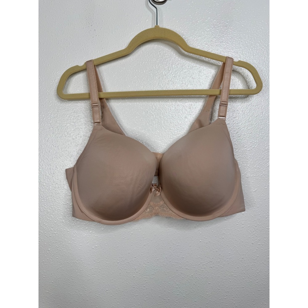 Torrid Curve 360 Back Smoothing Push-Up T-Shirt Bra Beige Nude 40D Underwire